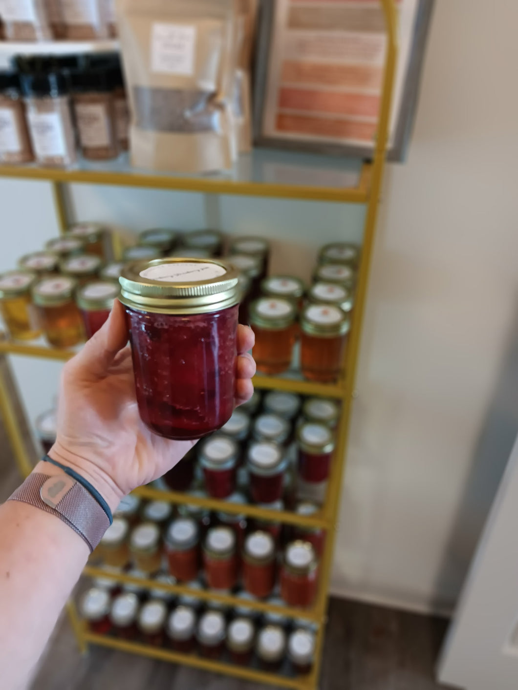 Cranberry-Strawberry jam - Breauxduce Gardens