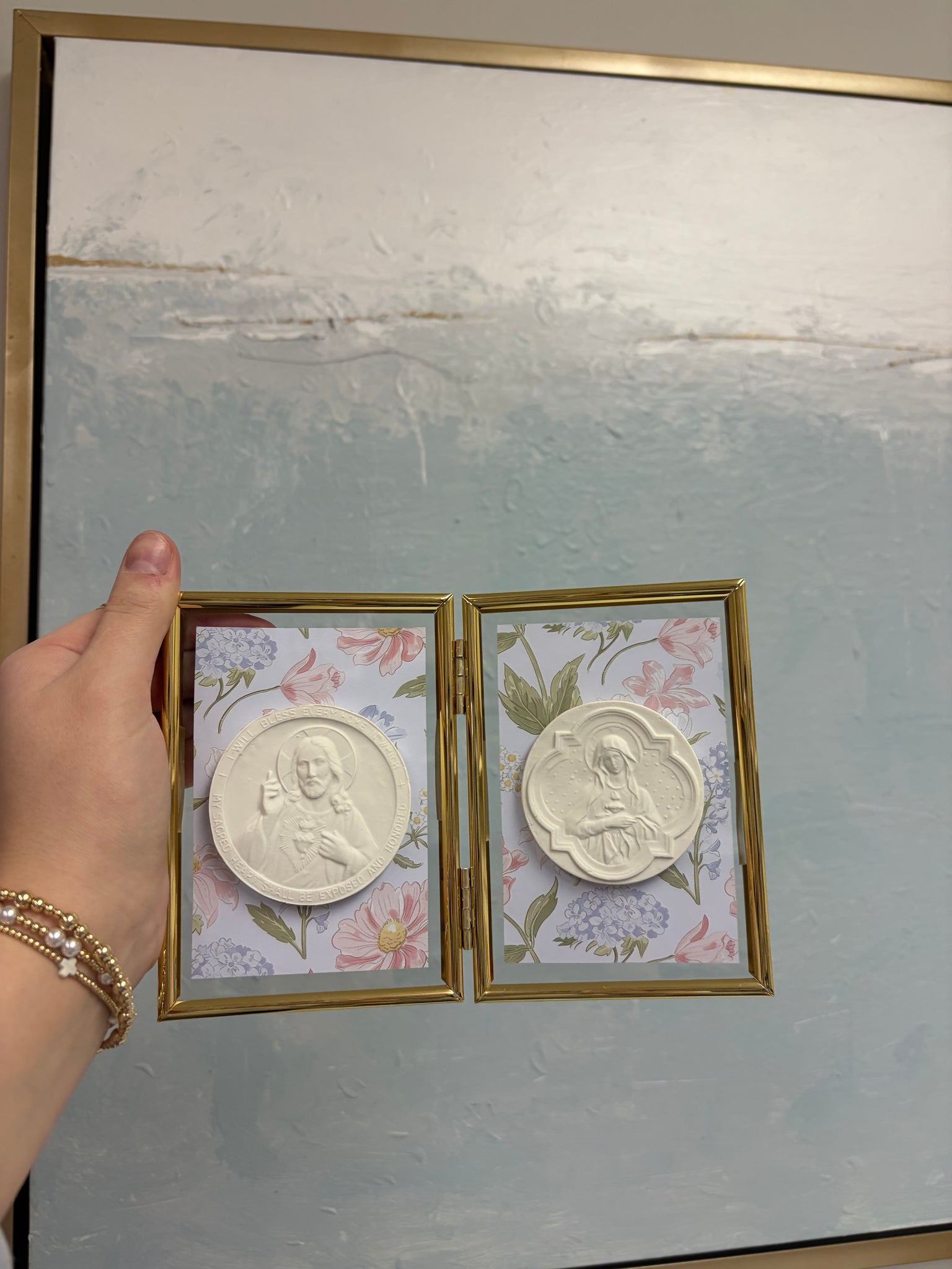 Colorful double intaglio frames- Bee Still Design – Shop Plain Jane Company