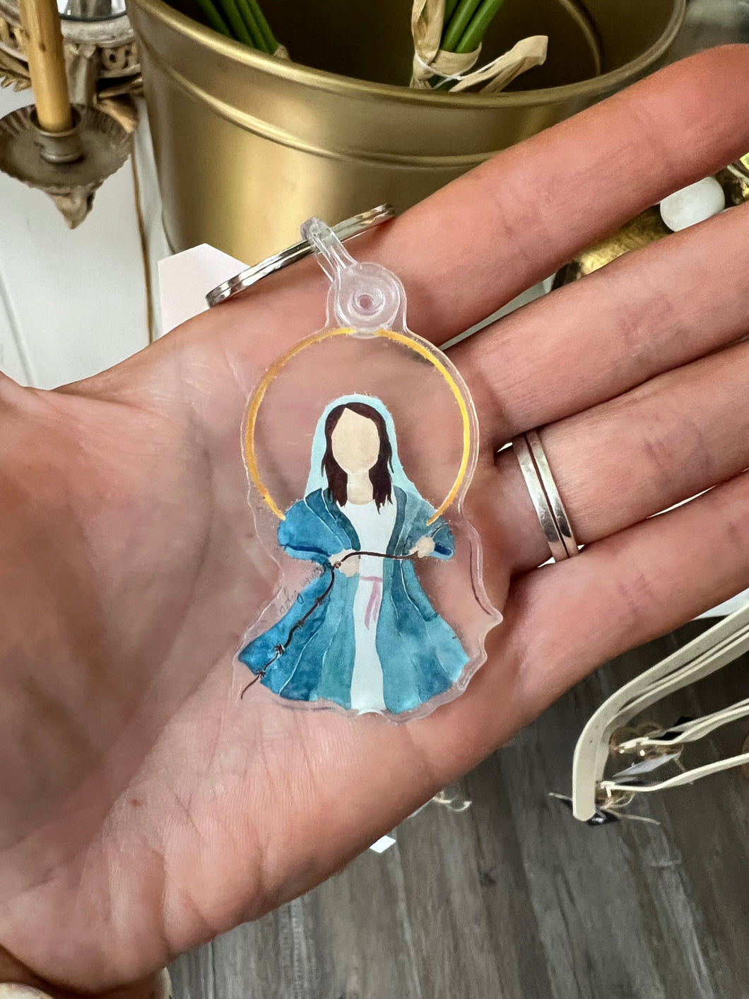 Our Lady Undoer of Knots Keychain-Emily S. Pitre