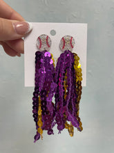 Load image into Gallery viewer, Sequin dangle Earrings- Engrained
