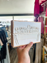 Load image into Gallery viewer, Lord’s Supper on wood 5x7 by Coddiwomple Designs - Stretched Out Designs
