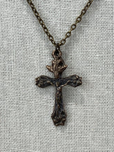 Load image into Gallery viewer, Cross necklace - Sacred Designs
