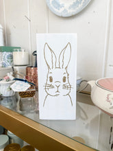 Load image into Gallery viewer, Floral Easter Bunny on Wood-Christina Yeager Designs
