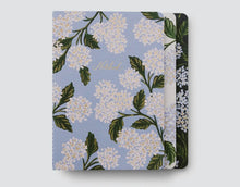 Load image into Gallery viewer, Set of 3 hydrangea notebooks - Rifle Paper Co - Stretched Out Designs
