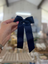 Load image into Gallery viewer, Scalloped ribbon Bows- Toupelo Crafts
