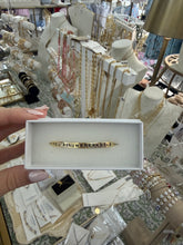 Load image into Gallery viewer, Little reminder Cuff Bracelet (gold) - Stretched Out Designs
