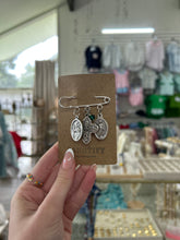 Load image into Gallery viewer, Assorted color gemstone blessing pins- Sanctify by Jamie Hanks
