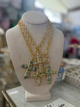 Load image into Gallery viewer, Colored chunky cross necklace - Sophie Mo’s jewelry
