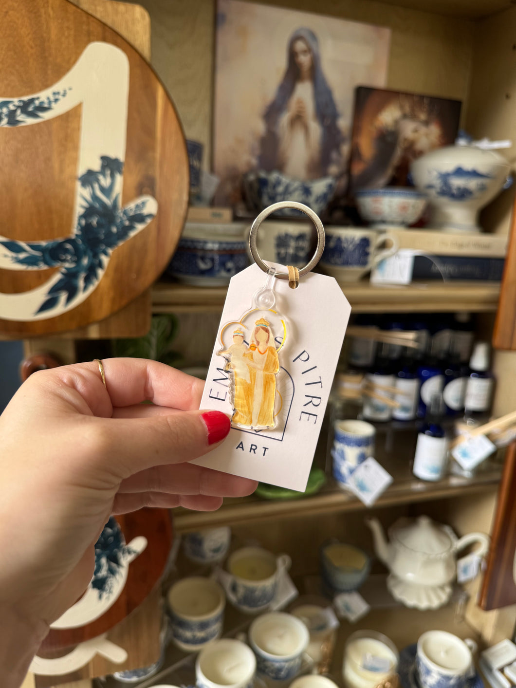 Our Lady of prompt succor Keychain-Emily S. Pitre
