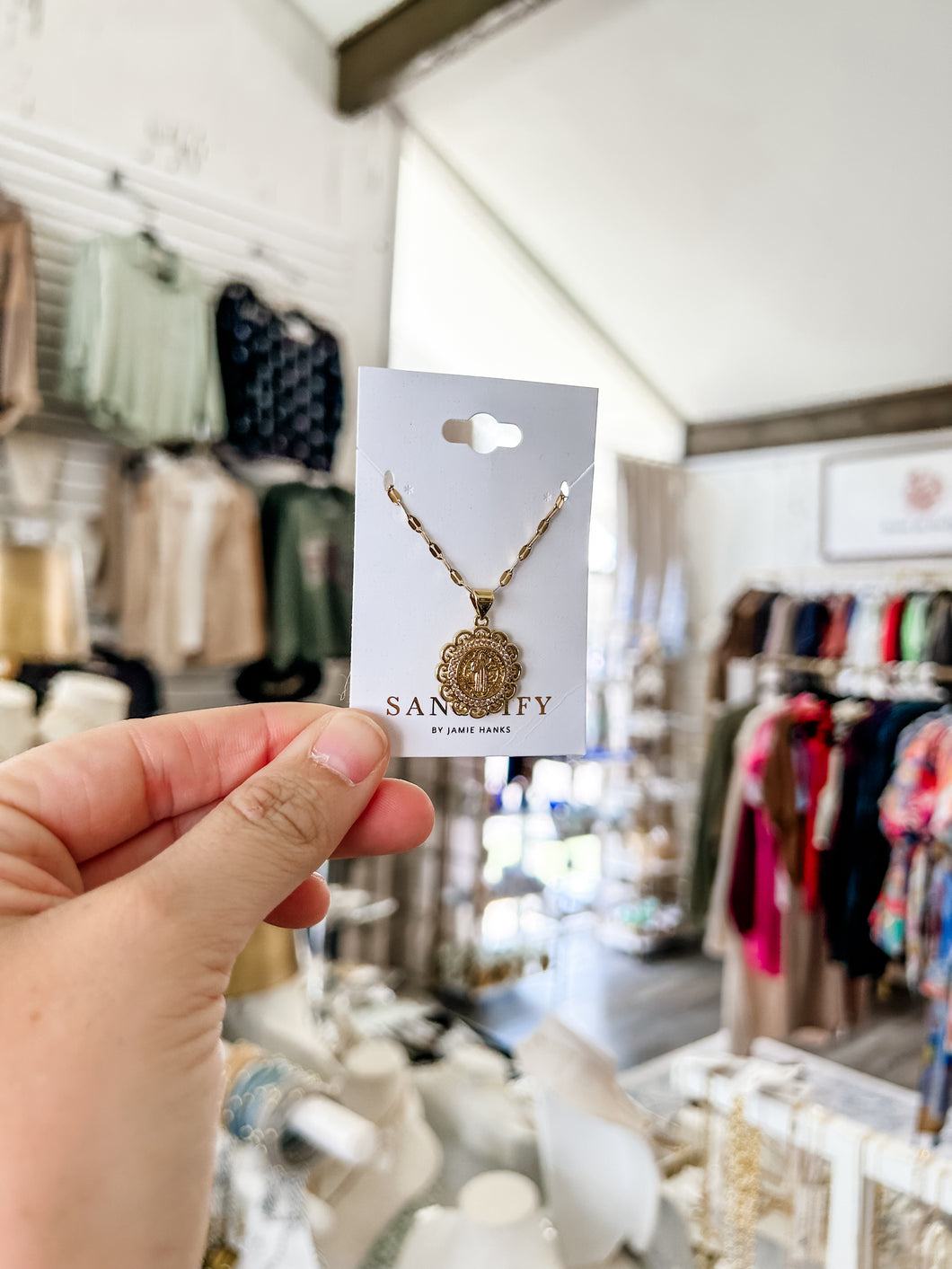 Ornate St. Benedict Necklace- Sanctify By Jamie Hanks