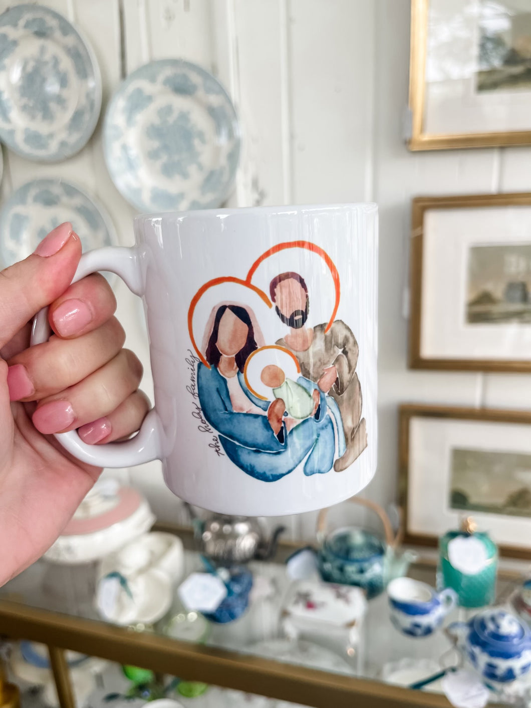 Holy Family Mug-Emily S. Pitre