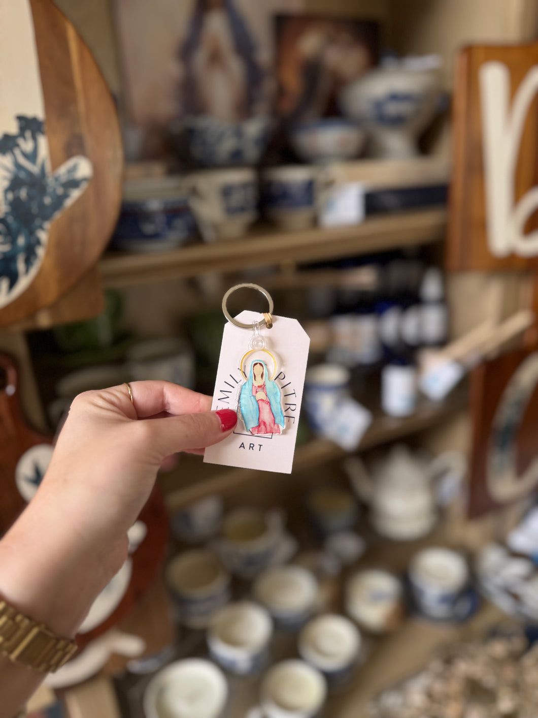 Our Lady of sorrows Keychain-Emily S. Pitre