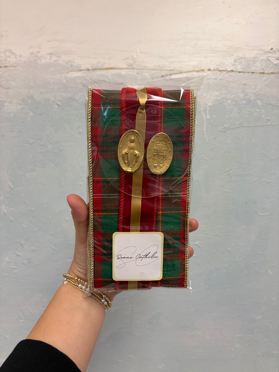 December immaculate heart wreath sash set - Seaux Catholic