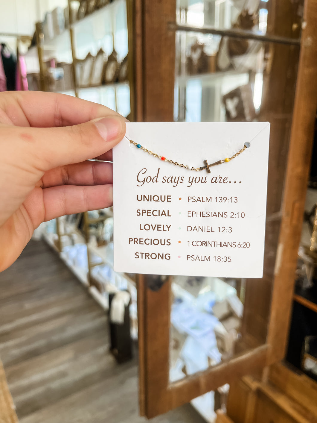God says you are necklaces - Gilded Mosquito by Lisa Leger