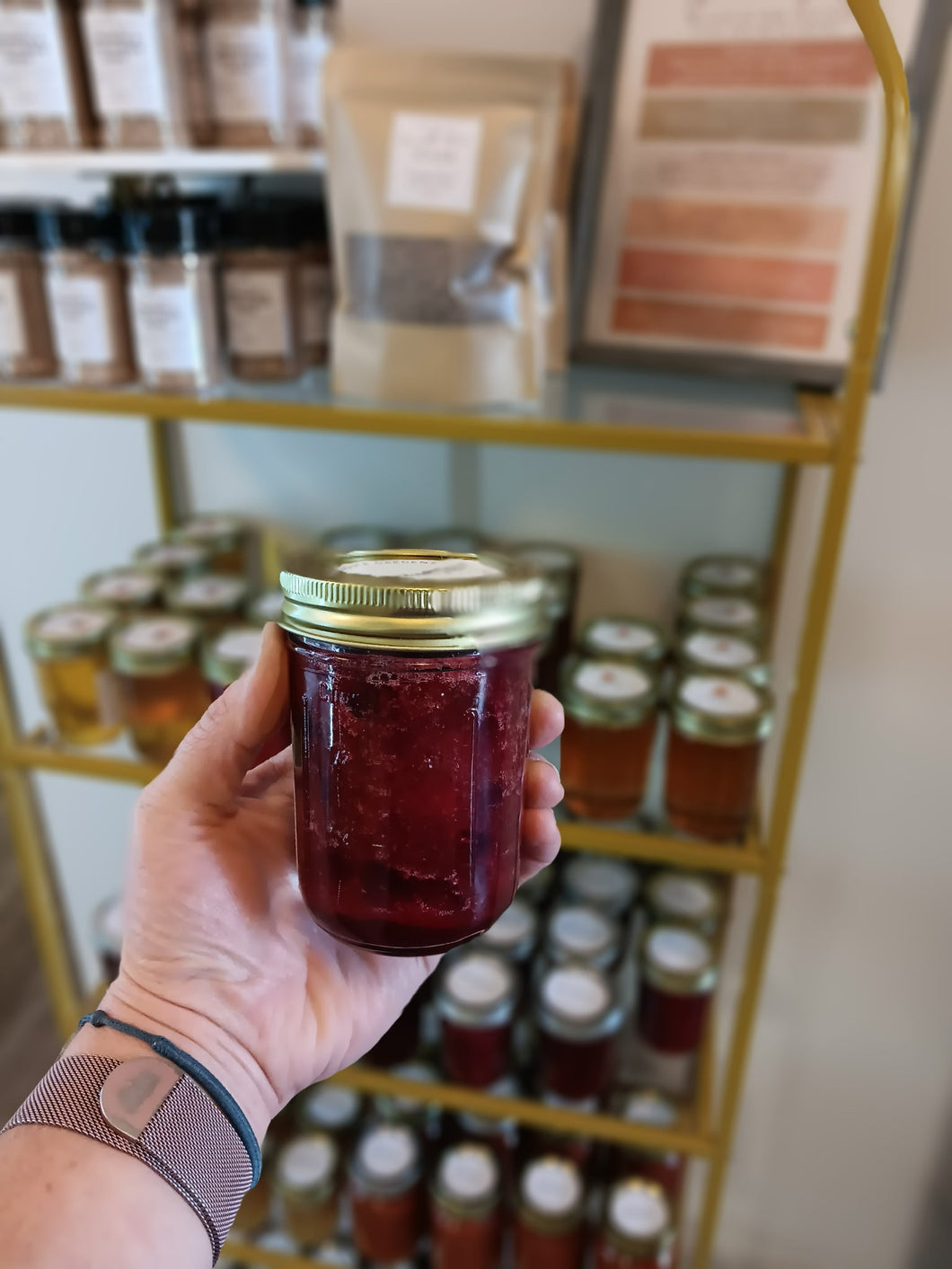 Cranberry-raspberry jam - Breauxduce Gardens