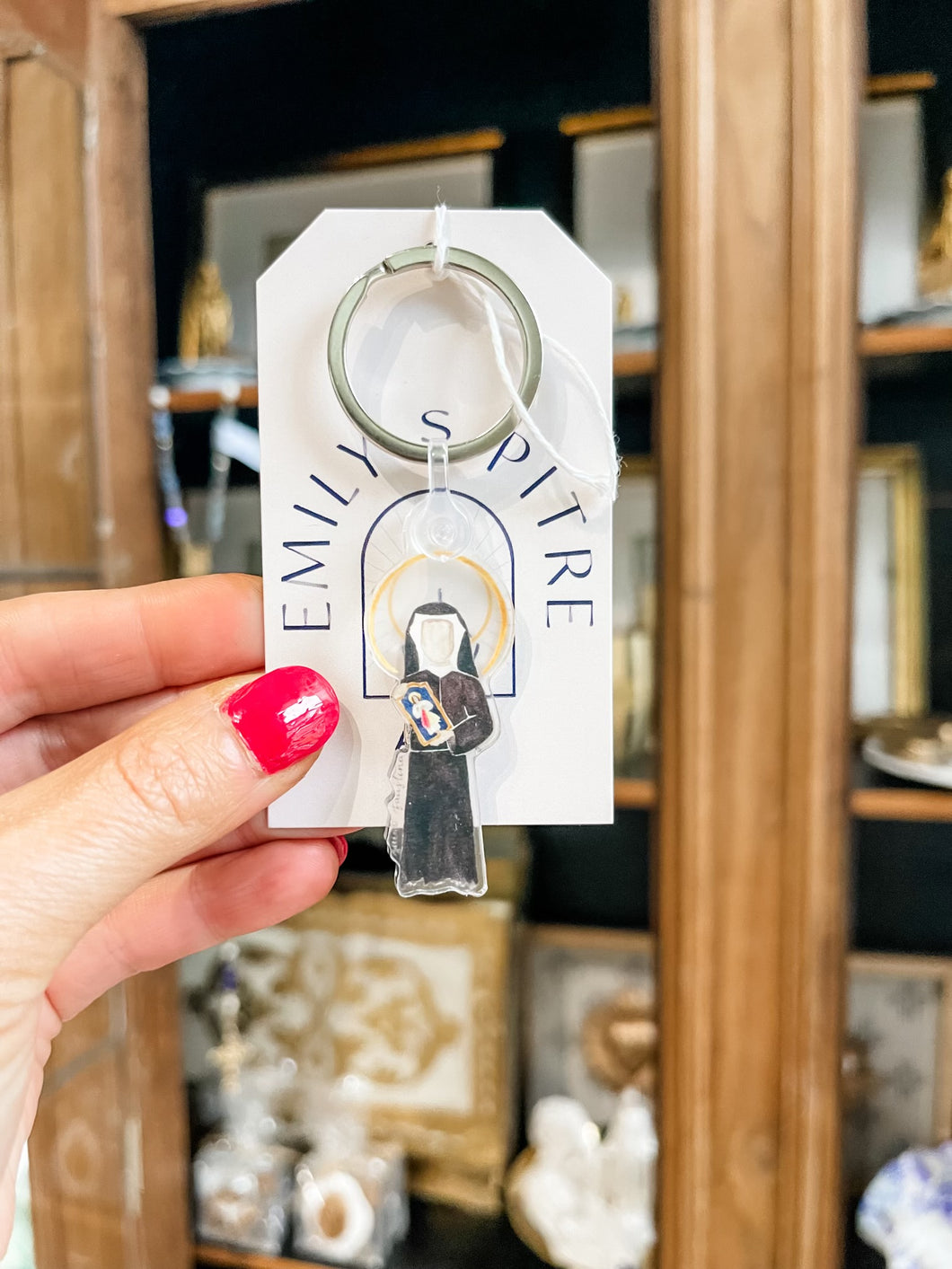 St. Faustina Keychain-Emily S. Pitre