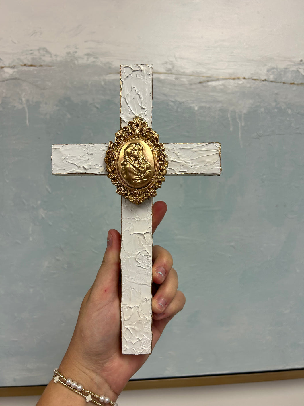 Assorted wood crosses- Sacred Designs