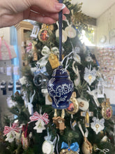 Load image into Gallery viewer, Blue and White Ginger Jar Ornaments - Belle Reve Designs by Megan Gatte
