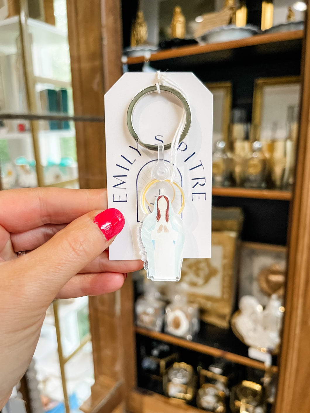 Our Lady Star of the Sea Keychain-Emily S. Pitre