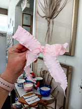 Load image into Gallery viewer, Hail Mary Ruffle Bows- Toupelo Crafts
