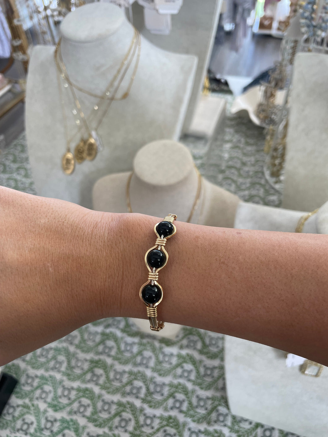 3black onyx 8mm bracelet- Q’s Jewelry Design