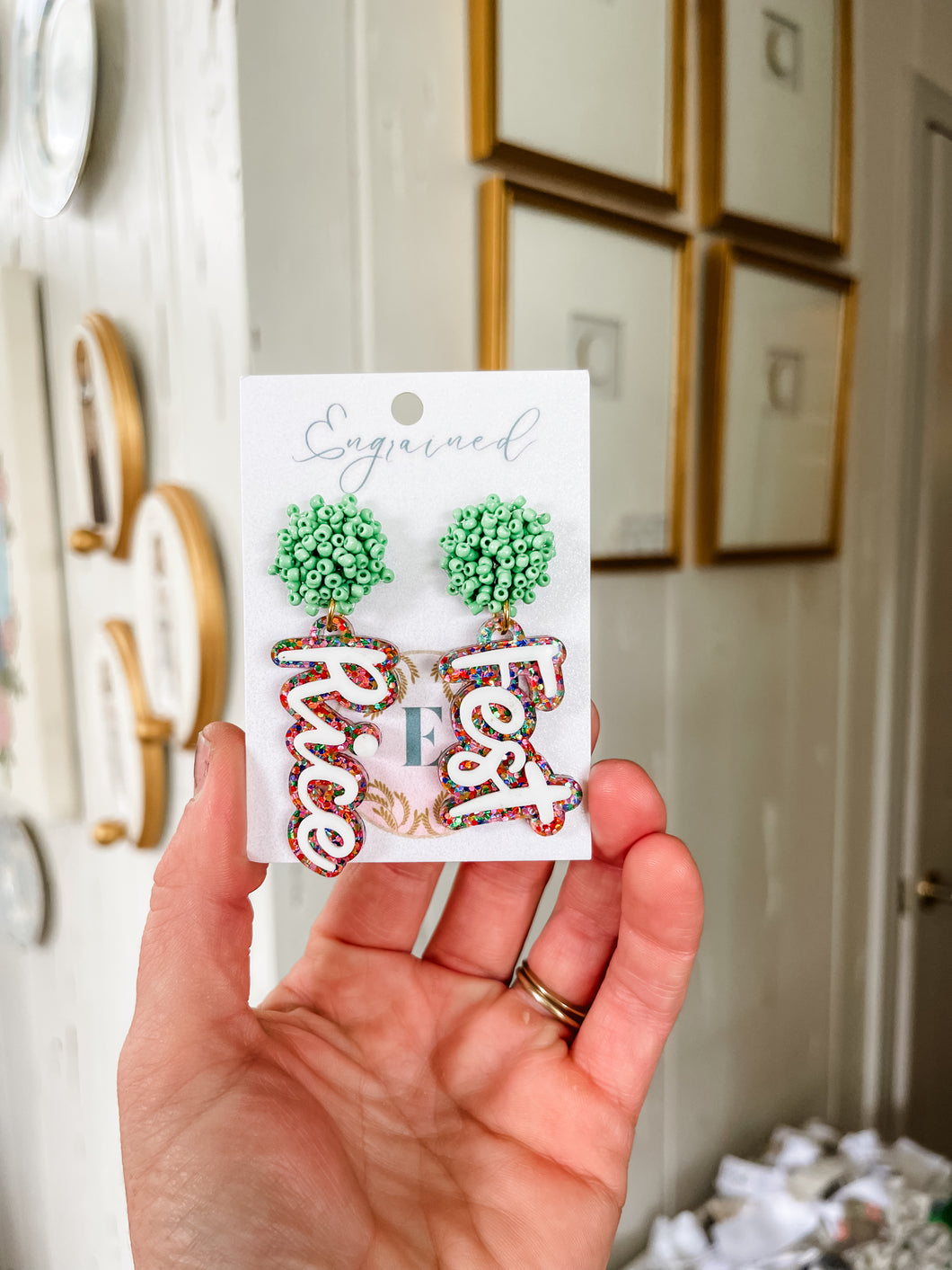 Rice Fest Earrings- Engrained