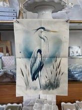 Load image into Gallery viewer, Blue Heron Garden Flags  - The Gilded Mosquito by Lisa Leger
