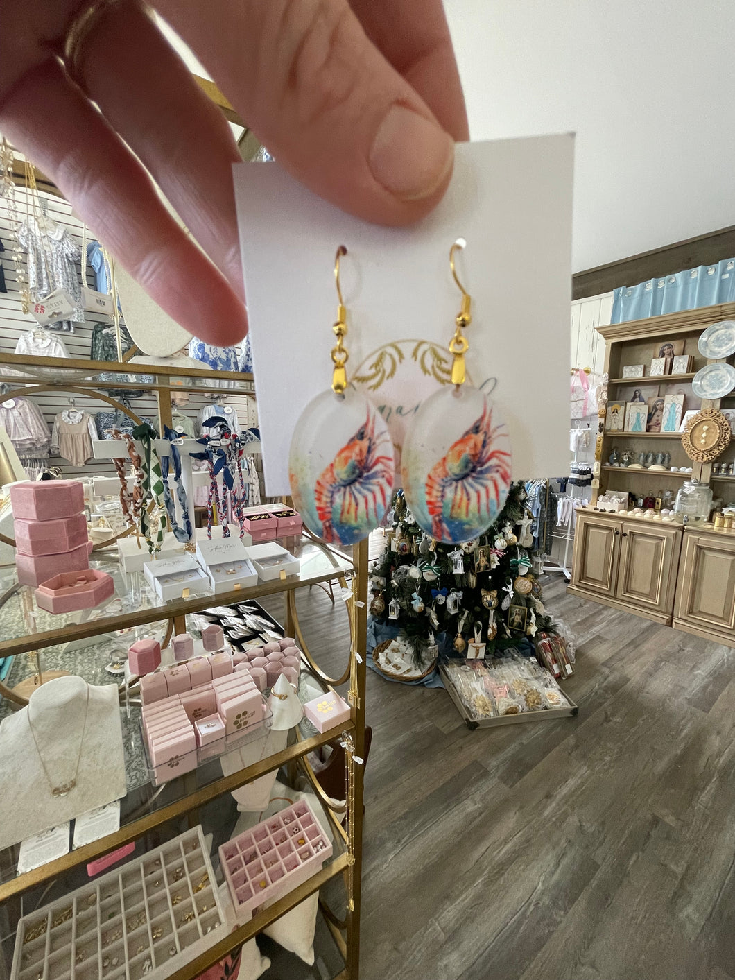 Shrimp Earrings - Engrained