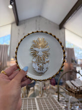 Load image into Gallery viewer, Small Holy Water Font Plates with Stand - Sacred Designs
