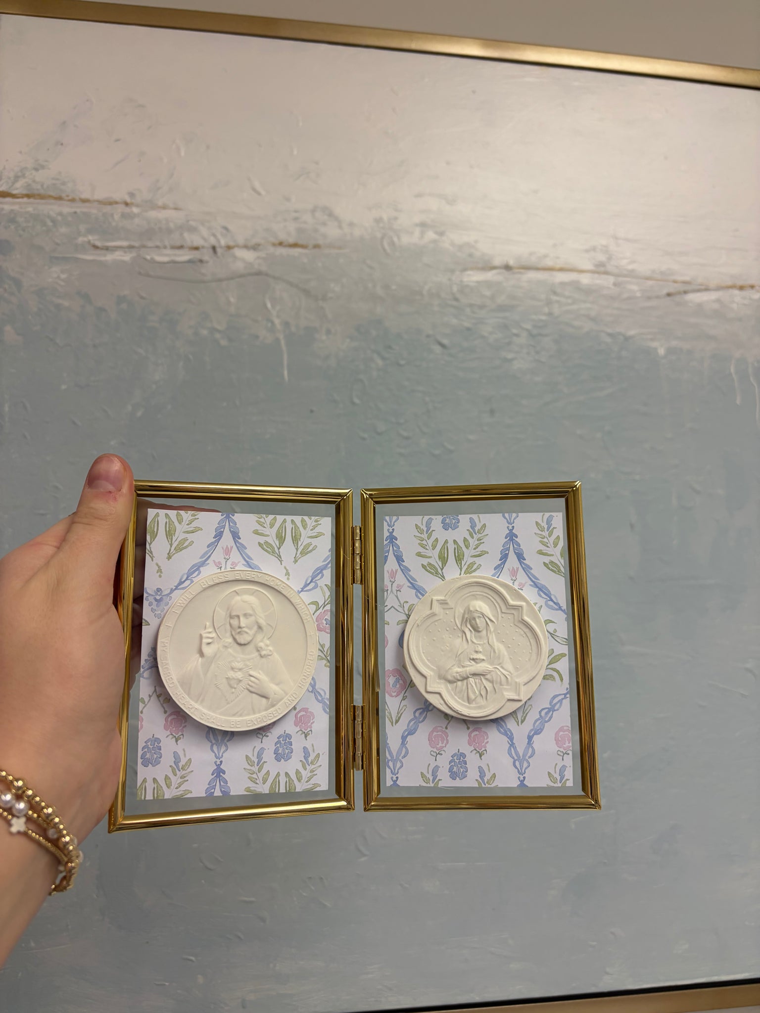 Colorful double intaglio frames- Bee Still Design – Shop Plain Jane Company