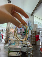 Load image into Gallery viewer, Gold Ball and Pearl Bracelet Sets - The Gilded Mosquito by Lisa Leger
