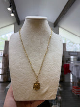Load image into Gallery viewer, 18” Double Sided Lourdes necklace- The Gilded Mosquito by Lisa Leger

