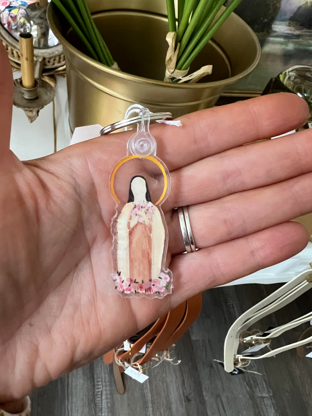 St. Therese of Lisieux Keychain-Emily S. Pitre