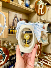 Load image into Gallery viewer, Mini Eucharist Grotto with Blue/white Ribbon- Grace and Mercy Company by Ginger
