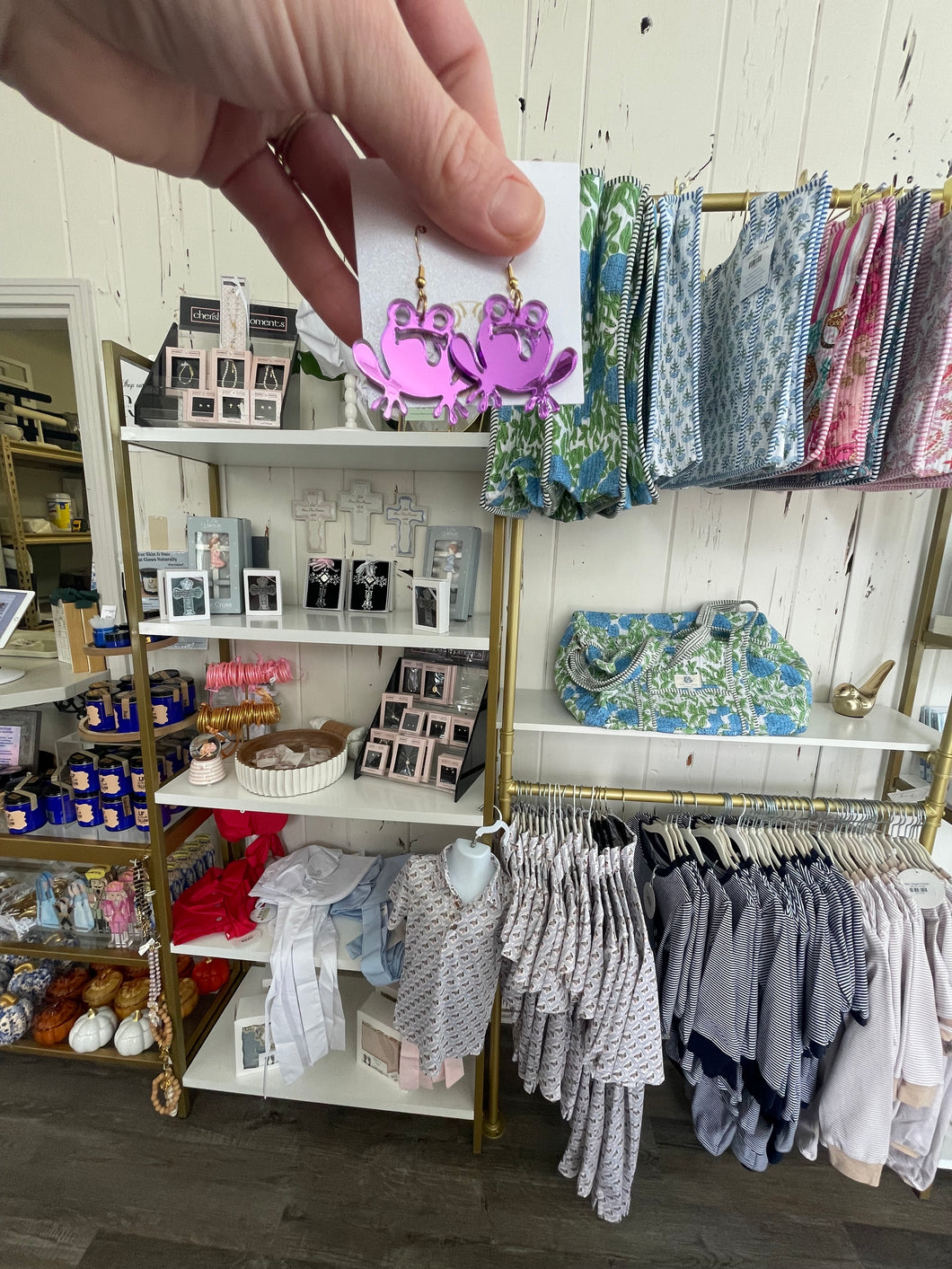 Purple Frog Earrings - Engrained