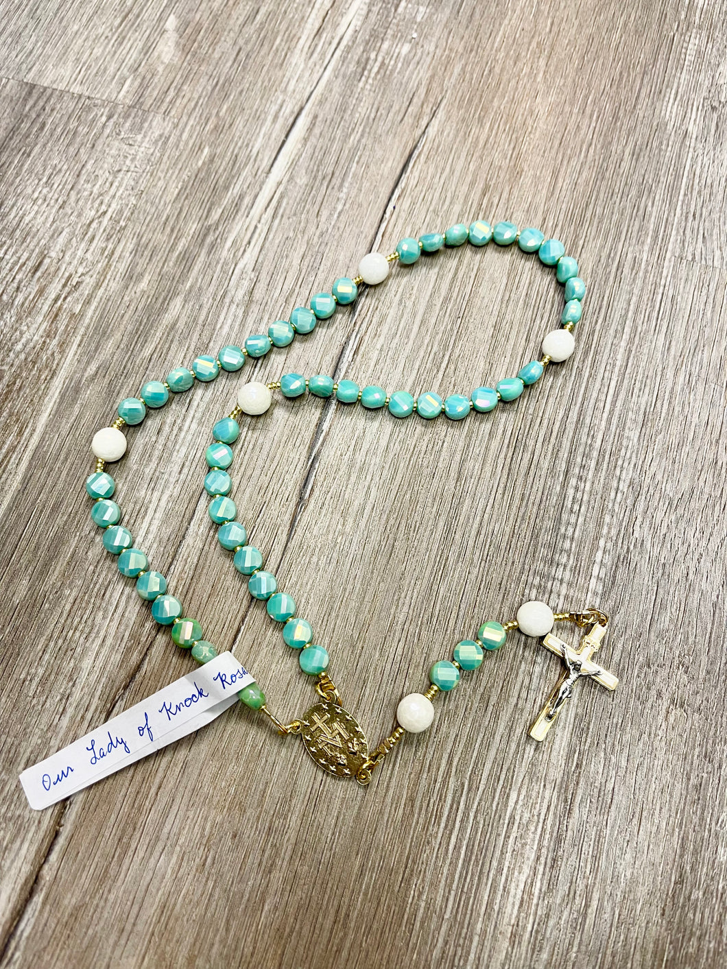 Our Lady of Knock Rosary- Stella Maris Designs