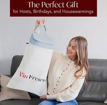 Load image into Gallery viewer, Vin Fresco Insulated Cooler Backpack - holds 6 bottles of wine or 24 cans- EFN

