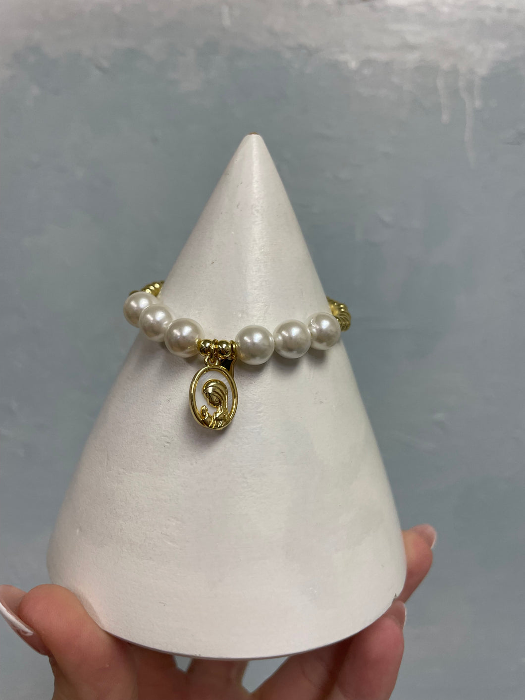 Pearl Mary Bracelet - Sanctify by Jamie Hanks