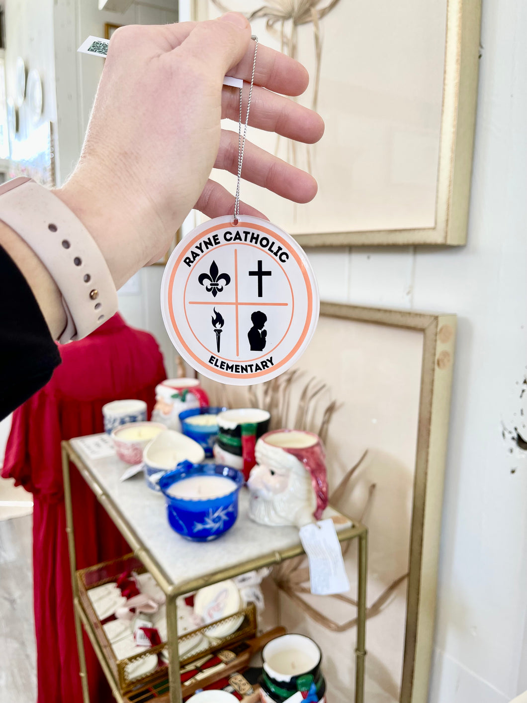 Rayne Catholic ornament - Engrained