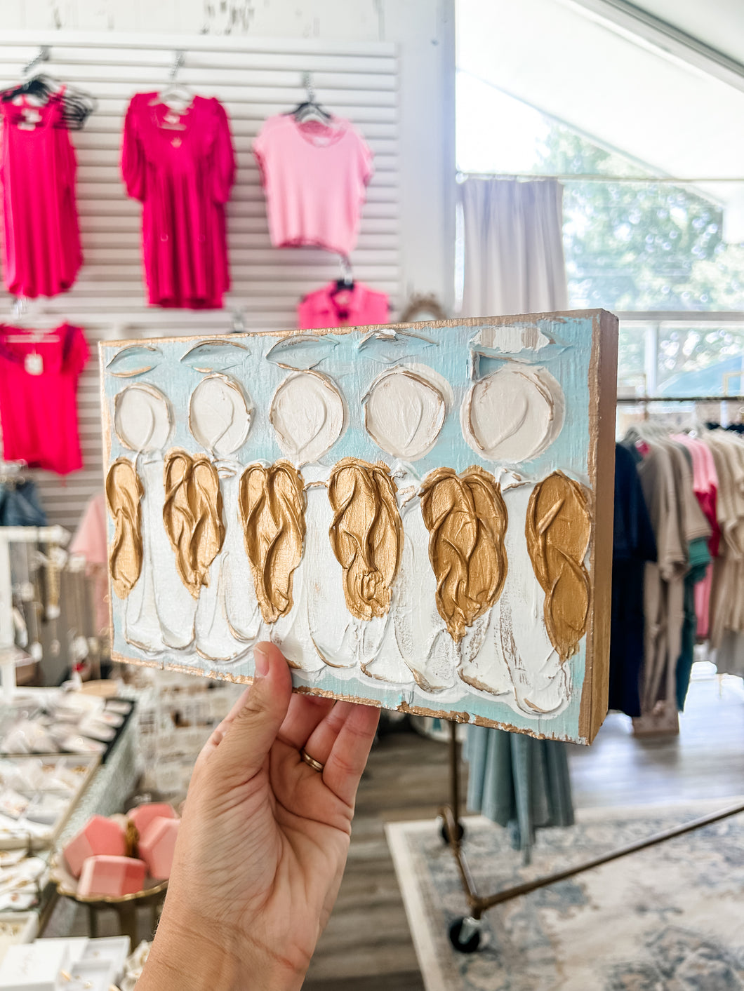 6x9 Myriad of Angels (5) by Coddiwomple Designs - Stretched Out Designs