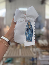 Load image into Gallery viewer, Lace Mary Statue Bows- Toupelo Crafts
