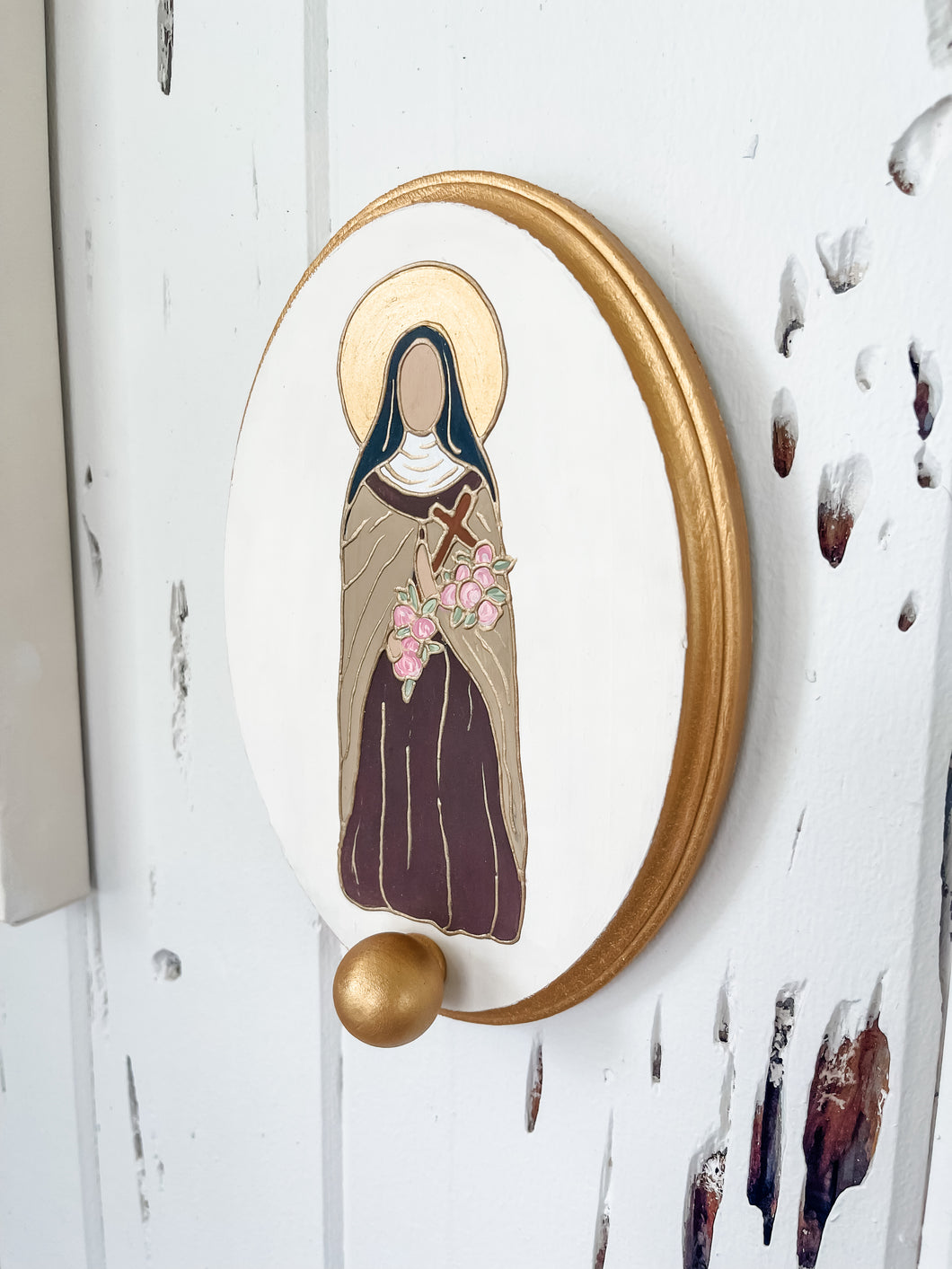 St. Therese Rosary Hanger- Hope’s Blessed Mess