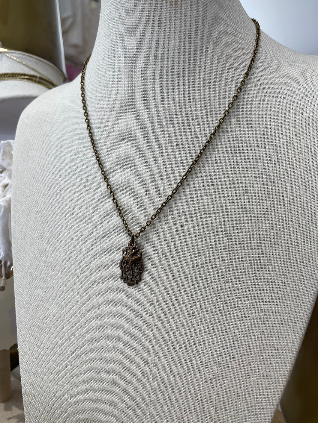 Mary and joseph necklace - Sacred Designs