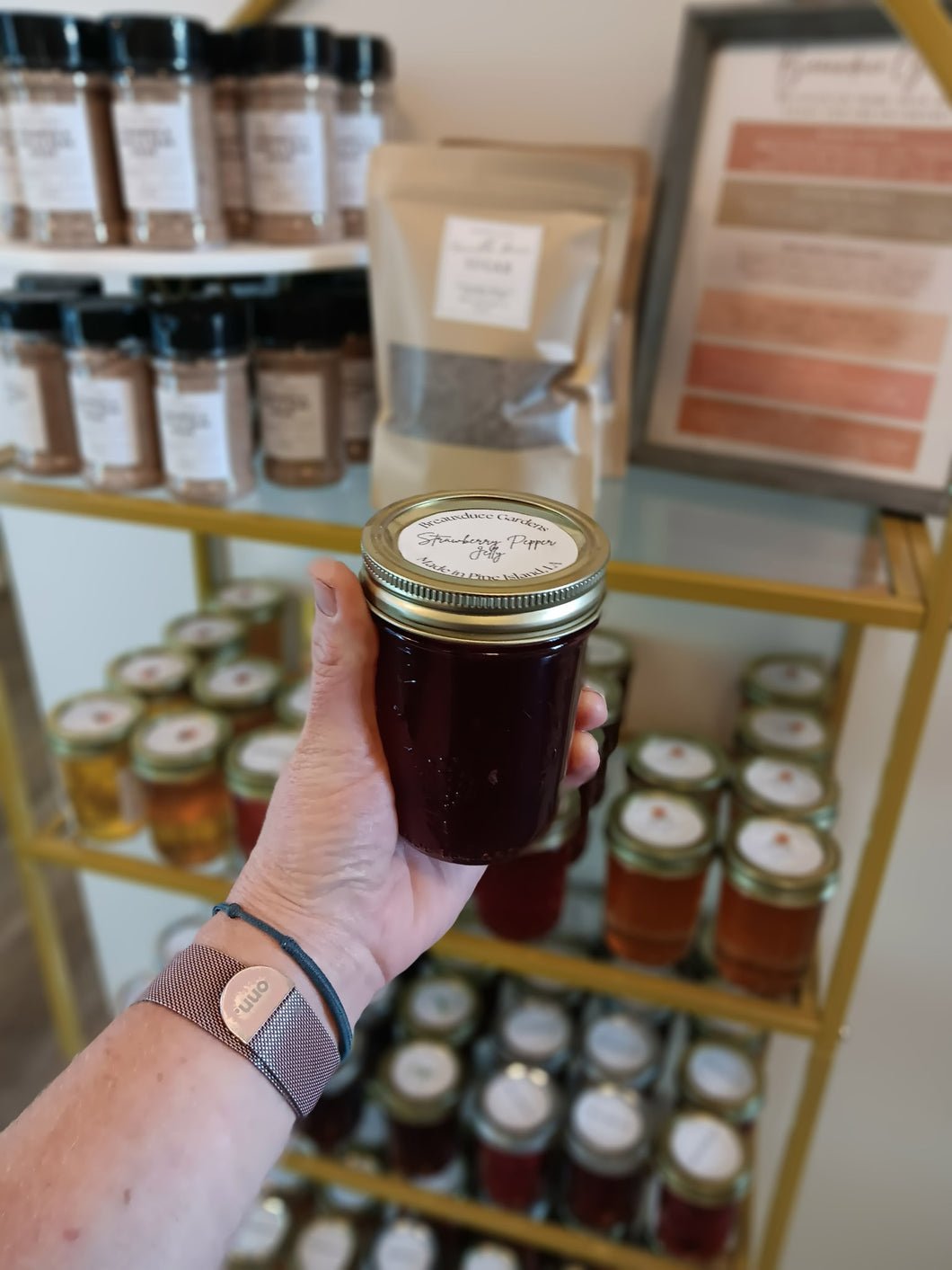 Strawberry Pepper Jelly- Breauxduce Gardens