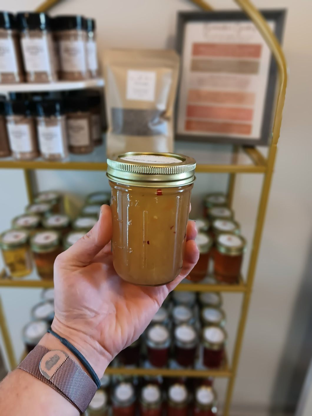 Pineapple habanero pepper jam- Breauxduce Gardens