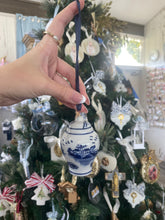 Load image into Gallery viewer, Blue and White Ginger Jar Ornaments - Belle Reve Designs by Megan Gatte
