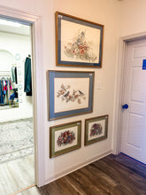 Load image into Gallery viewer, Mary Bertrand Framed Art (Blue Matting)- Jour Trois
