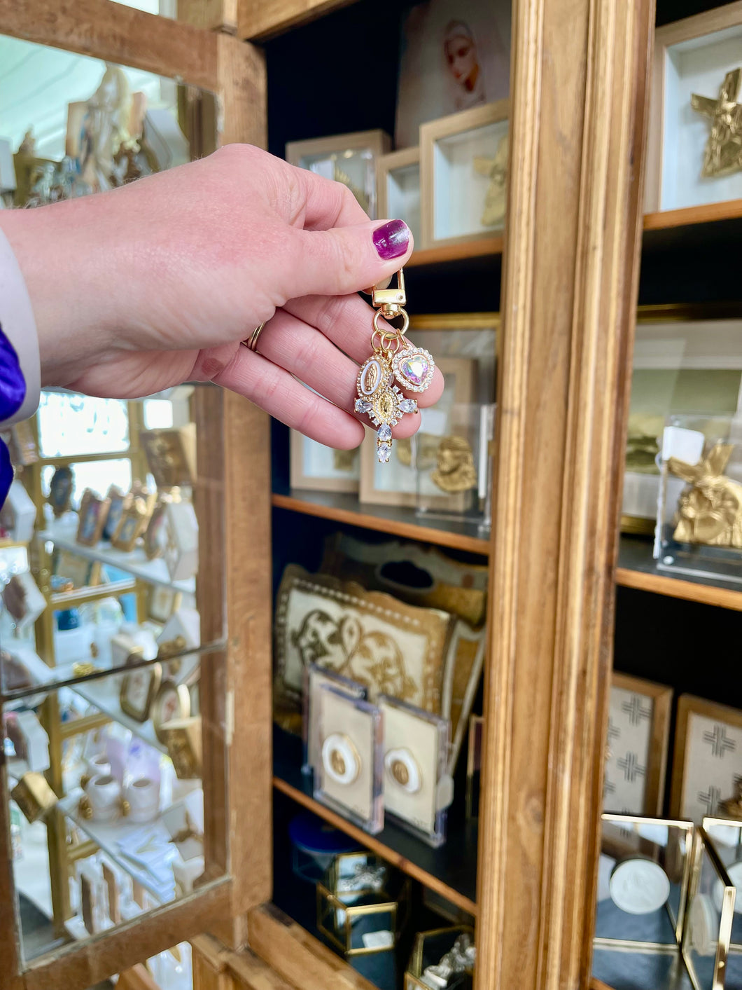 Multi Charm Keychain- The Gilded Mosquito by Lisa Leger