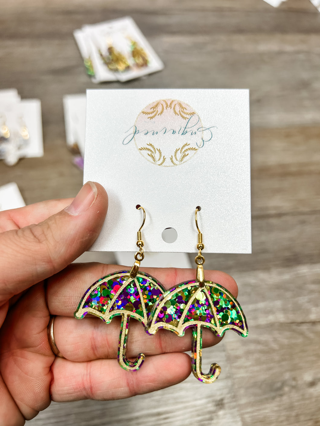 Umbrella Mardi Gras- Engrained