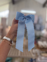 Load image into Gallery viewer, Scalloped ribbon Bows- Toupelo Crafts
